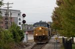 CSXT 483 Leads M427 at Dover Station